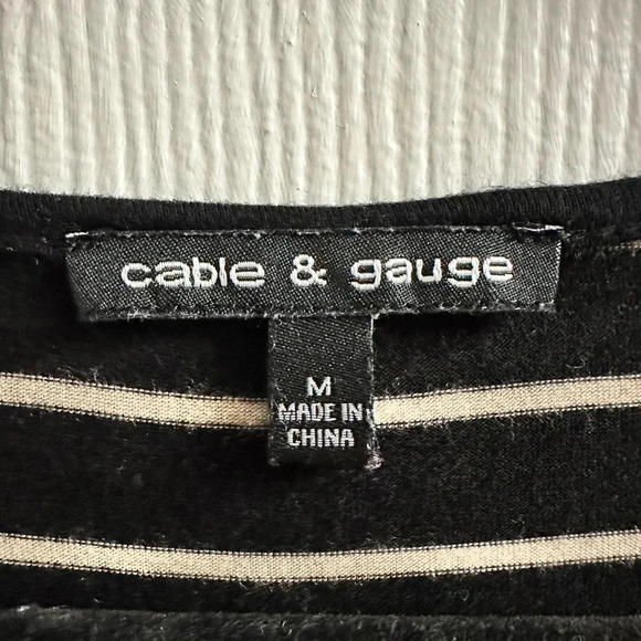 Cable & Gauge Stripe Tunic - Picture 4 of 5